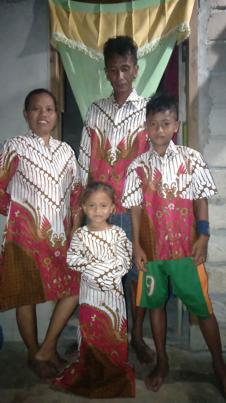 Batik Keluarga - Sania Ruffle Batik Couple Ori Ndoro Jowi Dnt Garansi Termurah Shopee -