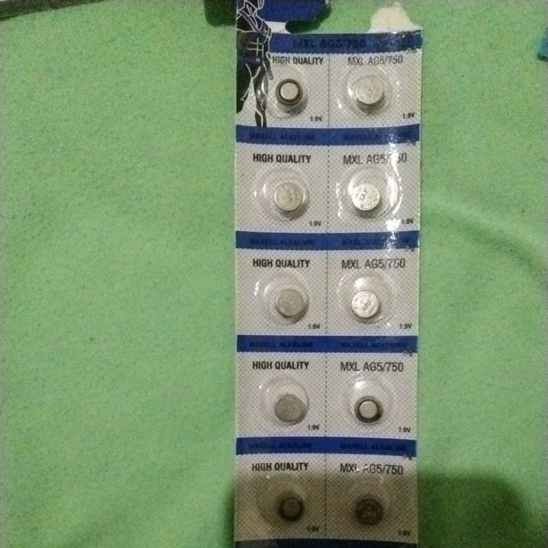 Baterai Maxell AG5/750 High Quality
