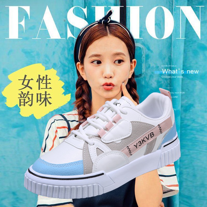 TBIG [COD] Sepatu Sekolah Sneakers Import Shoes Y3KVB Fashion Wanita Sepatu Korea Style Sekolah Kuliah