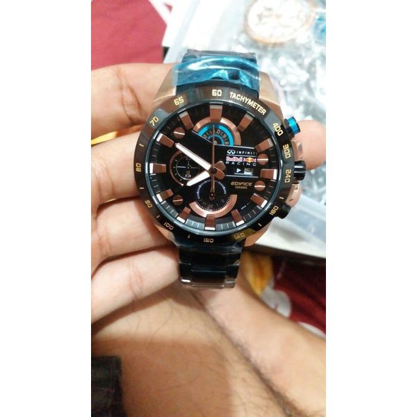 Jam Casio Edifice EFR 540D - 1A2VUDF Stainless FullBlack RedBull