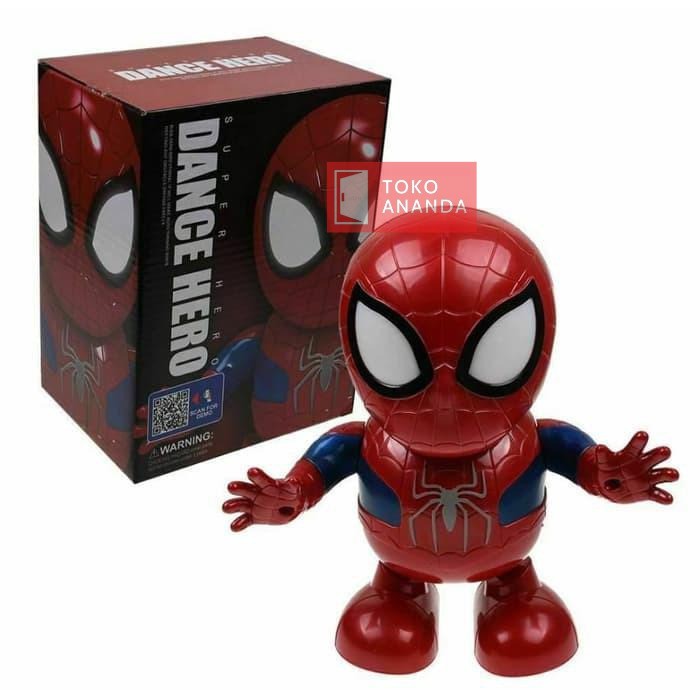 ROBOT SPIDERMAN PROMO / ROBOT DANCE SPIDERMAN MURAH / MAINAN ROBOT SPIDERMAN SMART DANCE ROBOT WITH 