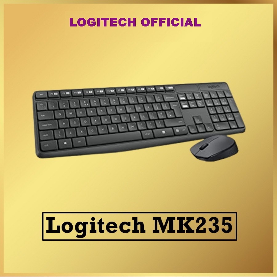 Logitech Wireless Mouse Keyboard MK235 / Combo / MK 235