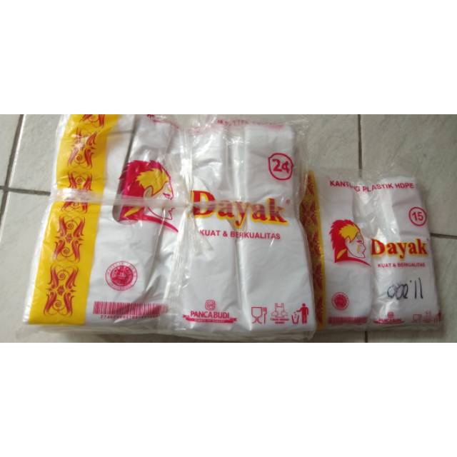 Plastik HDPE "DAYAK" ukiran 24 & 15