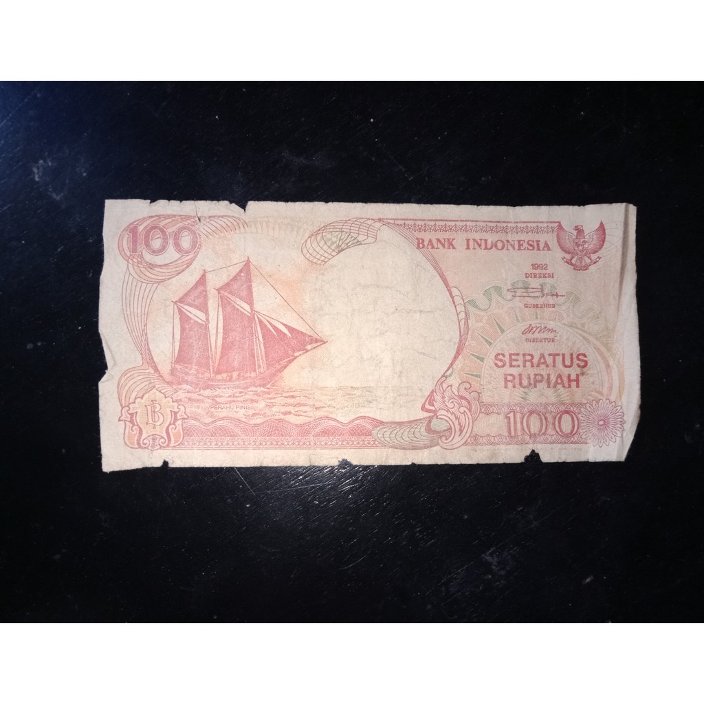 Uang Kertas Rp. 100 Tahun 1992