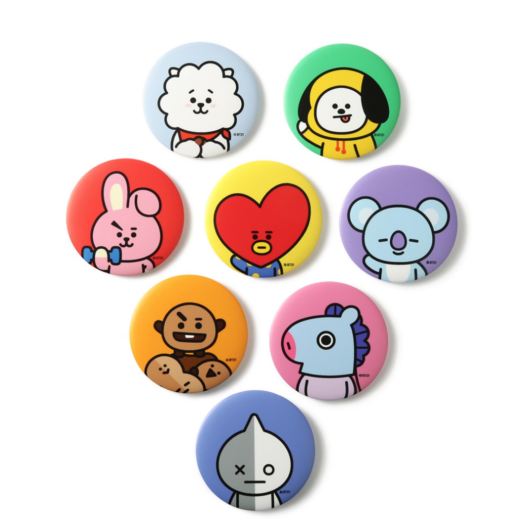 [HANDCARRY --> SEPT 1] BTS BT21 Monopoly Pocket Mirror MANG COOKY RJ TATA CHIMMY KOYA SHOOKY