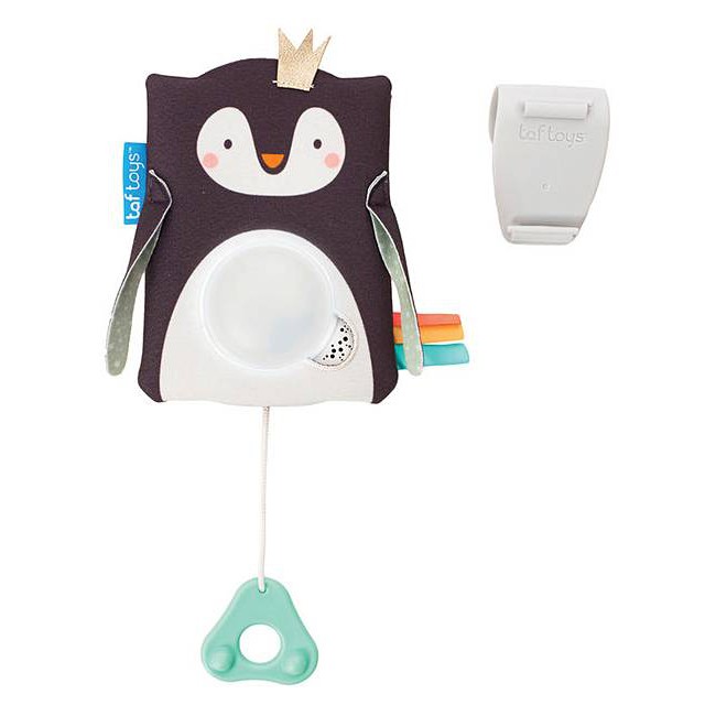 Taf Toys Prince the Penguin Baby Soother - Lampu dan Melody Tidur Anak Bayi - Dilengkapi dengan Lagu Motorik