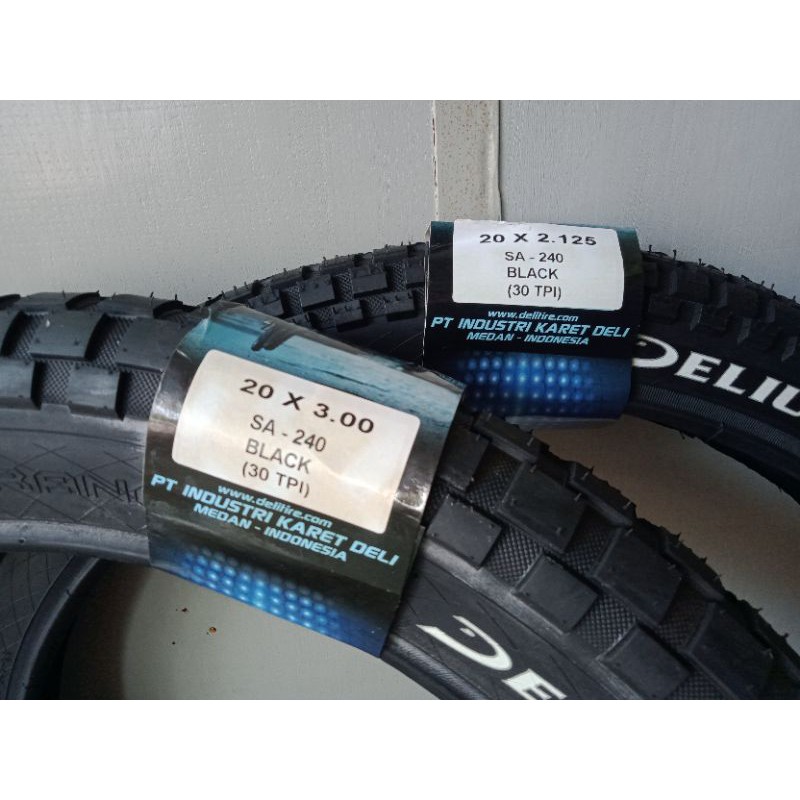 Promo Ban luar sepeda ukuran 20 x 2.125 ban luar 20 x 3.0 Kenda Ban Luar 18 x 3.00 merk delium Murah