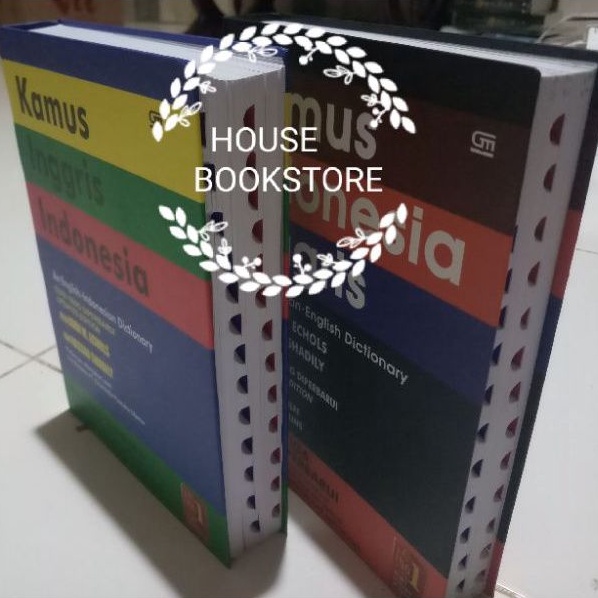 1 PAKET 2 KAMUS JOHN M ECHOLS HARD COVER HVS INDEX-1