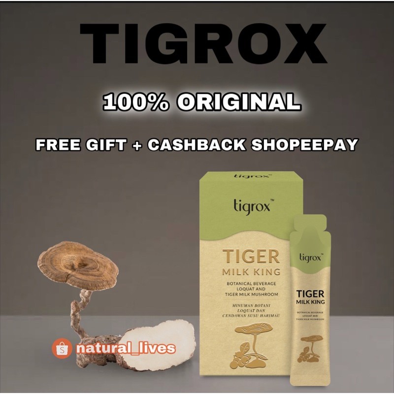 TIGROX TIGER MILK KING ASLI ORIGINAL MENYEHATKAN PARU PARU DAN HILANGKAN BATUK