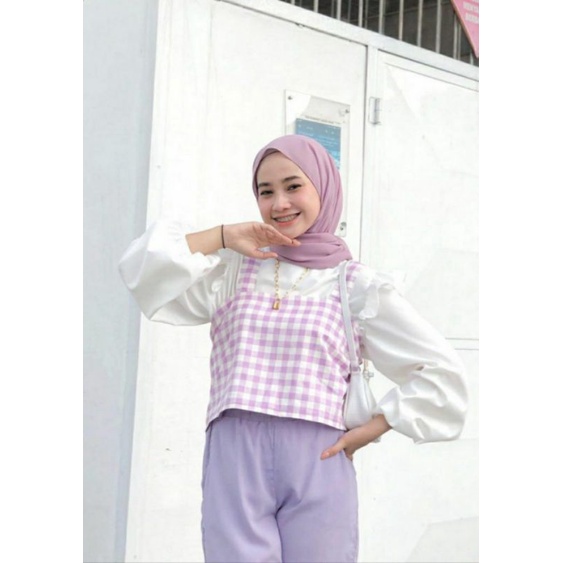 VEST KOTAK WANITA KATUN