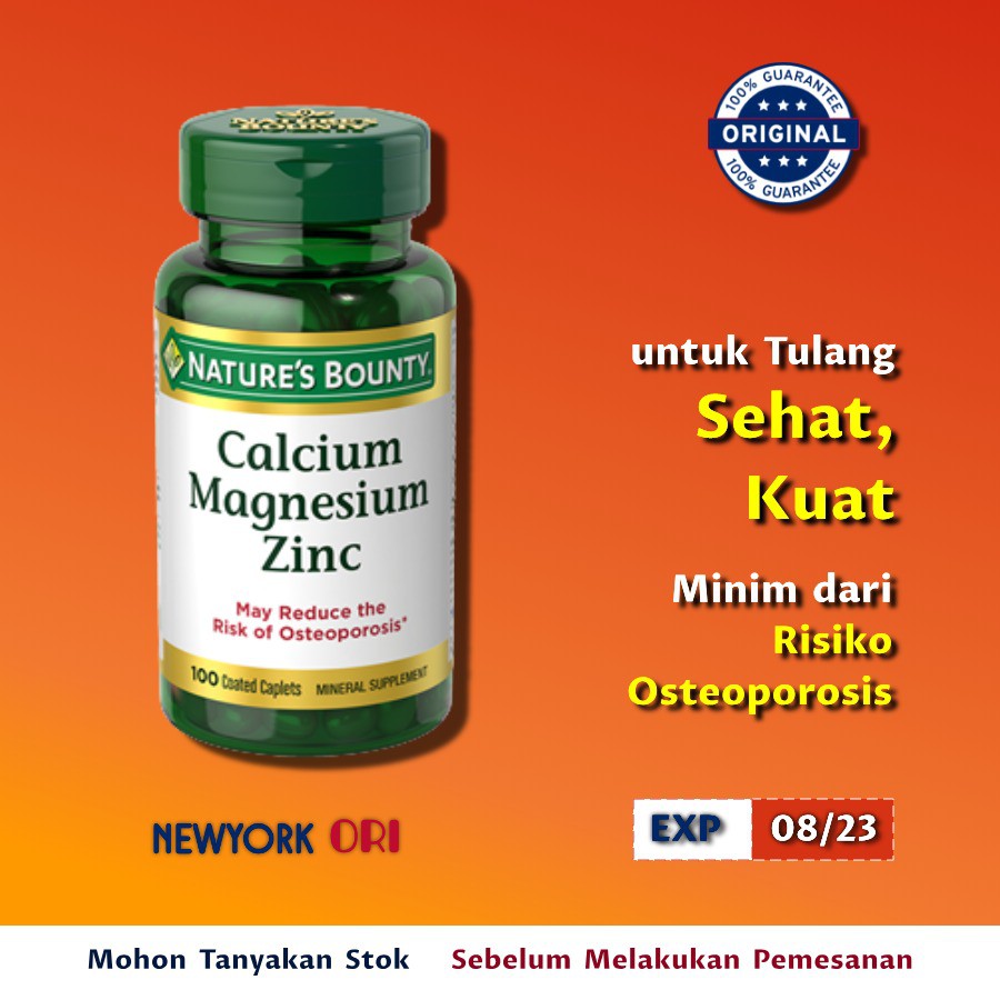 Natures bounty calcium magnesium zinc d3