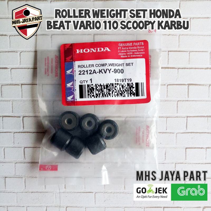 Roller beat/scoopy karbu roller set kvy 900