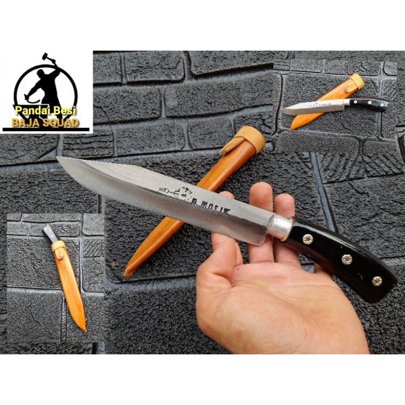 Pisau garpu/dapur bilah 17cm BAJA PER ASLI