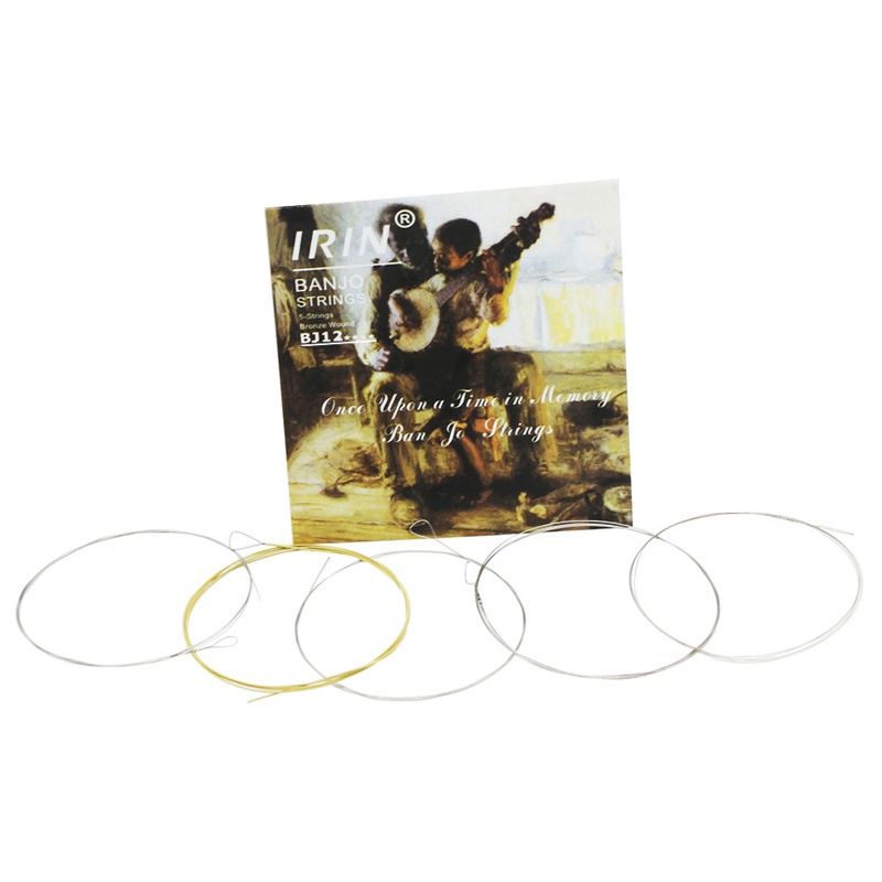 5pcs / Set Banjo Strings 009-012 inch Bahan Stainless Steel Untuk Alat Perbaikan