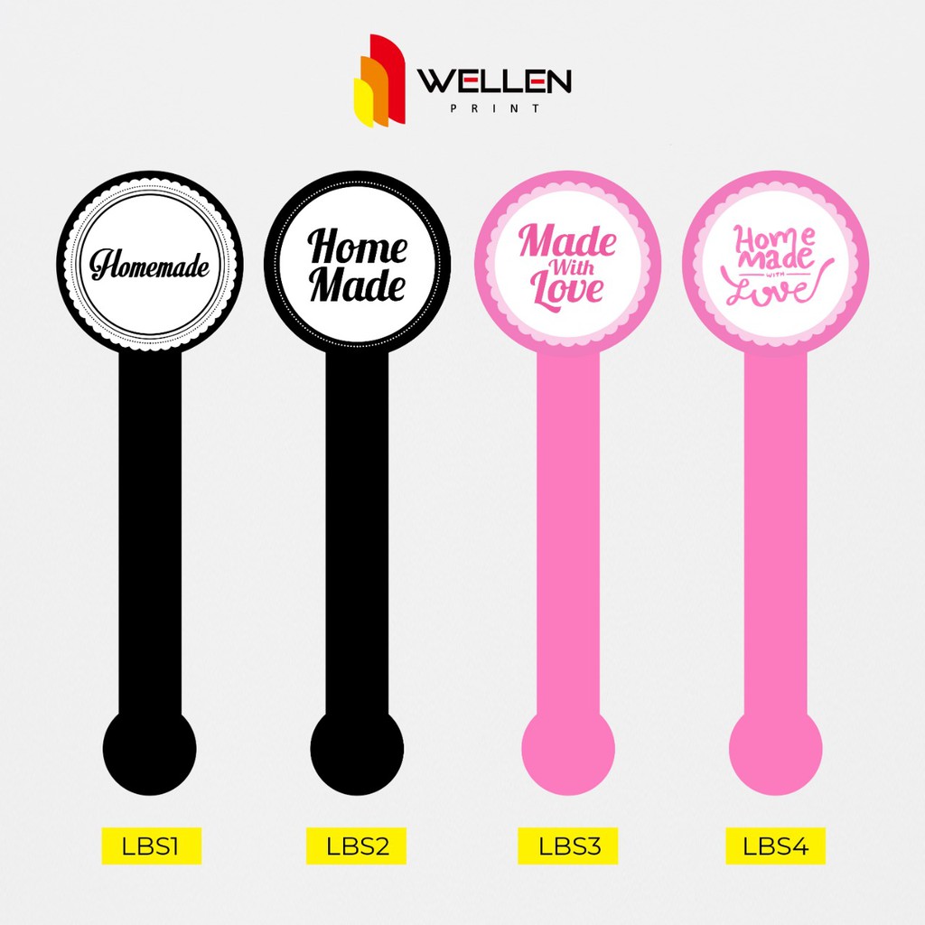 

WELLEN PRINT - Label Sticker Seal Botol Minuman Penutup Botol Madu Toples Kue Segel Serbaguna