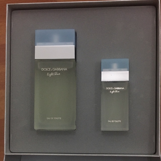 Dolce & gabbana light blue parfum set