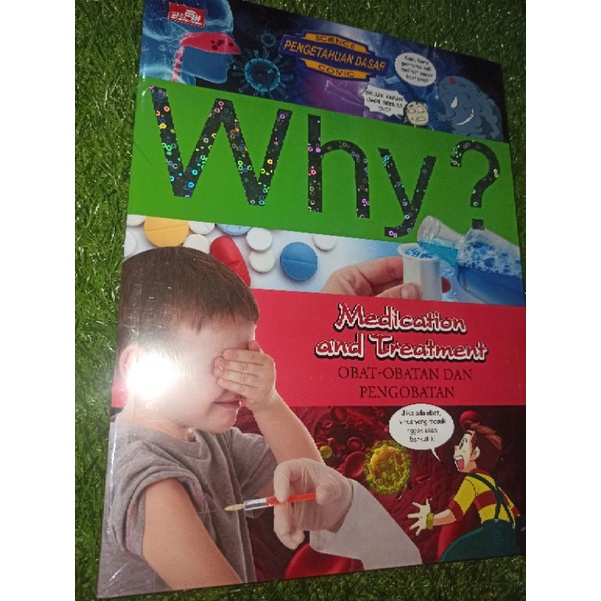 Buku komik pengetahuan anak - Education Comics 12+ WHY - Obat-obatan & Pengobatan