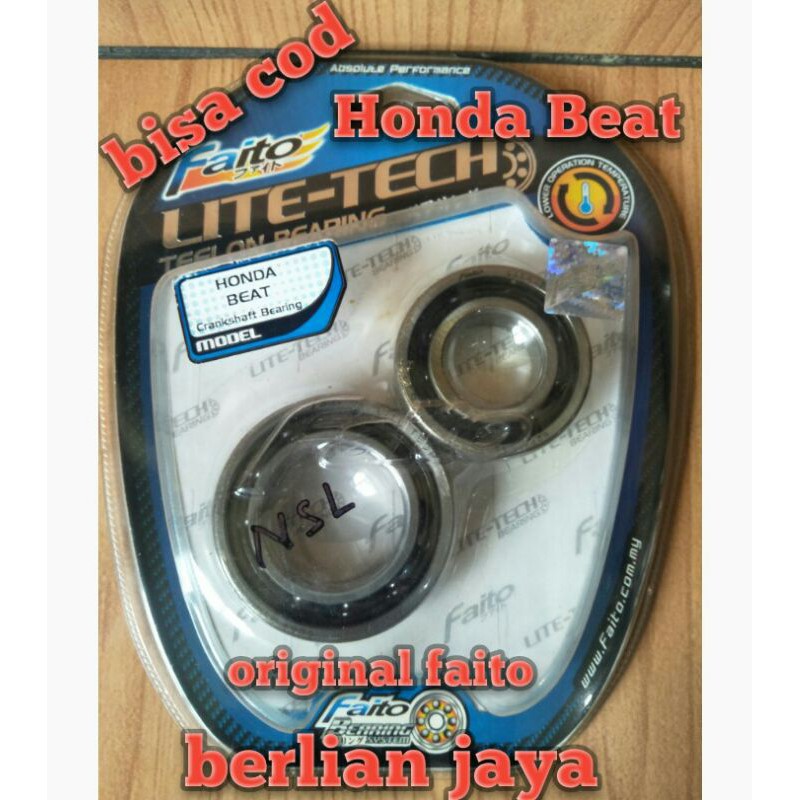 Lahar/bearing kruk as racing faito beat carbu/spacy karbu/scoopy carbu/beat fi esp/Scoopy fi/beat po