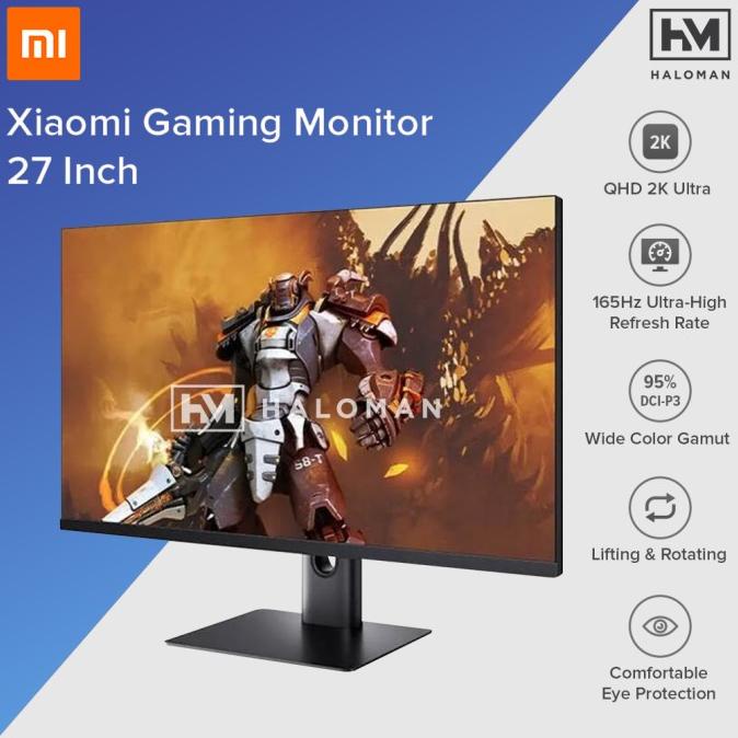 Xiaomi Gaming Monitor 1440P 165Hz HDR AMD Free-Sync 27 Inch MONITOR LED