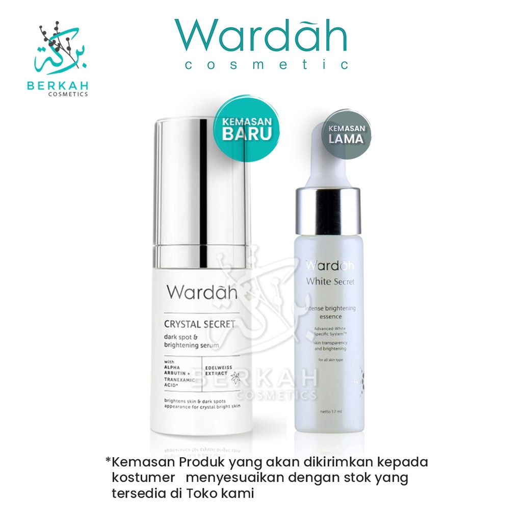 Wardah White Secret/Crystal Secret Dark Spot &amp; Brightening Serum 20ml