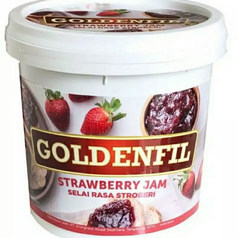 

GOLDENFIL Strawberry Jam 1KG - Selai Rasa Stroberi