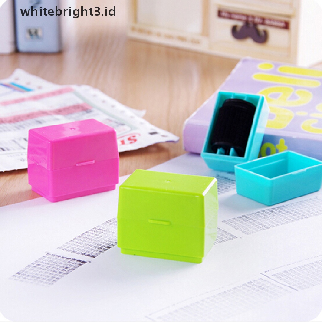 (whitebright3.id) Stempel Roller Pelindung data / Identitas Anti Maling