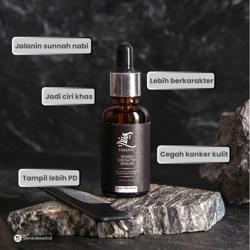 YAMANI BEARD GROWTH SERUM PENUMBUH BREWOK CEPAT