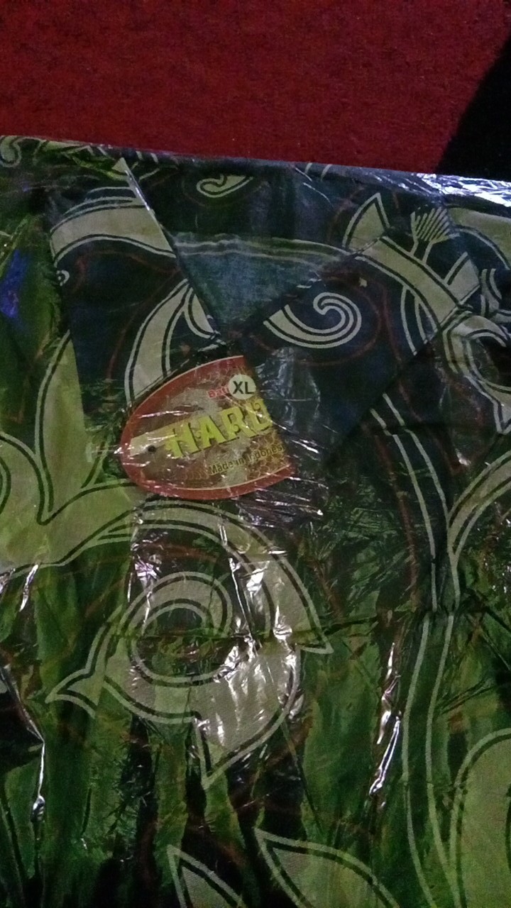 Bswart Batik Hrb026 Kenongo Hem Pendek Padi Pekalongan M L Xl Batik Pria Murah Modern Grosir