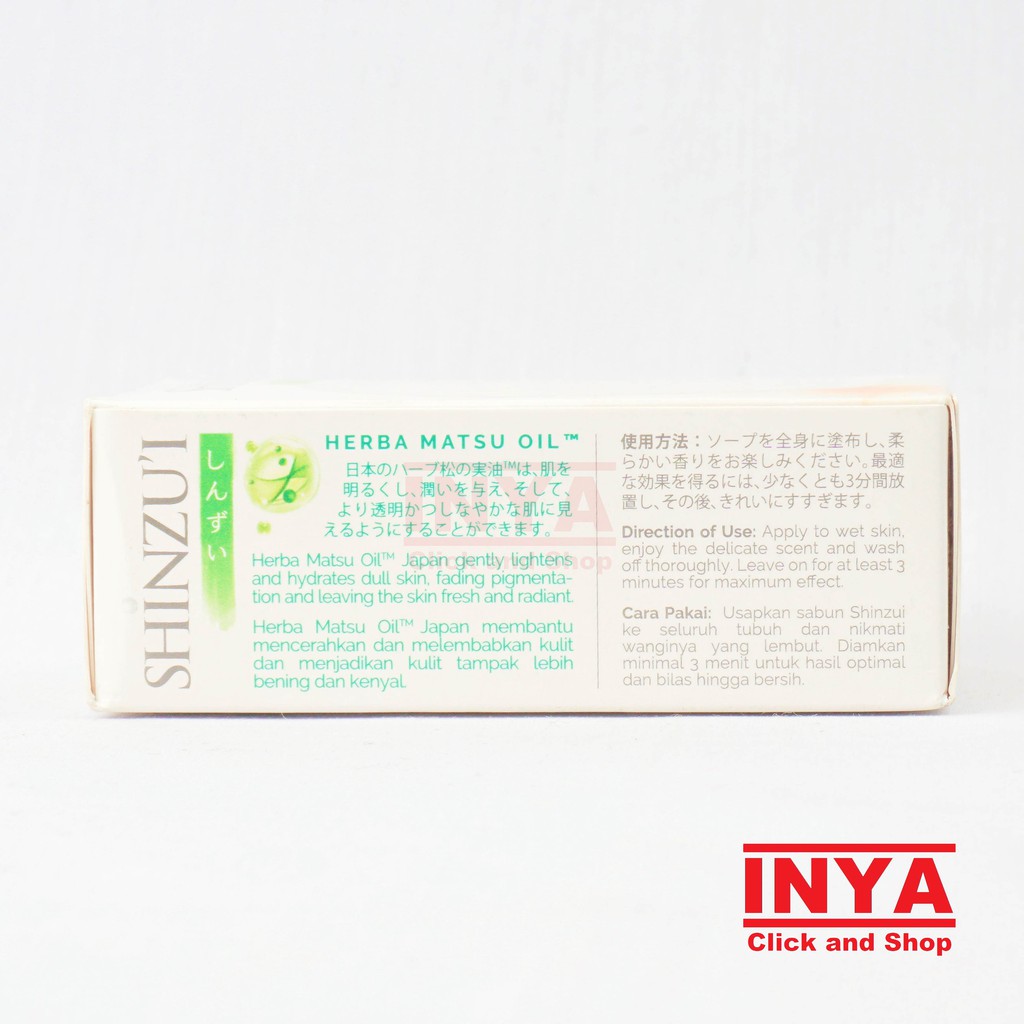 SHINZUI HANA SKIN LIGTENING SOAP BAR 85gr - Sabun Batang