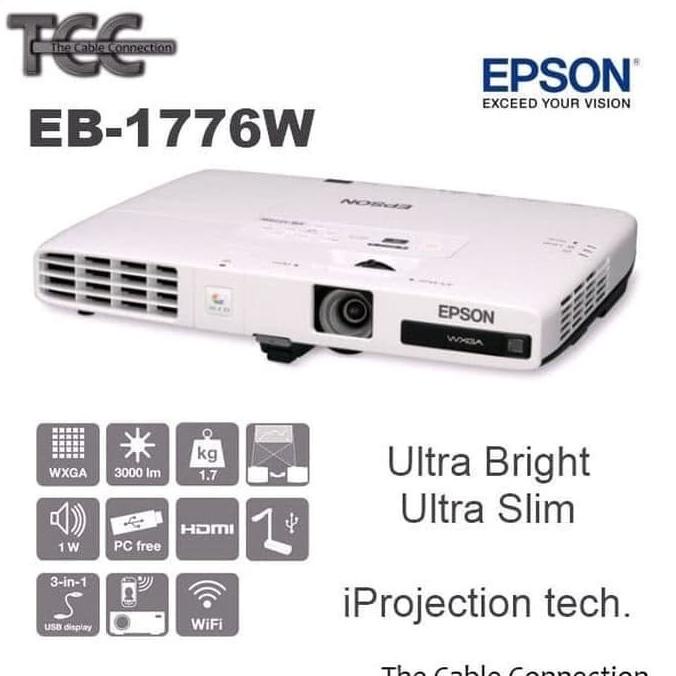 Epson EB-1776W 3000 Lumens 2.000 : 1 Termurah