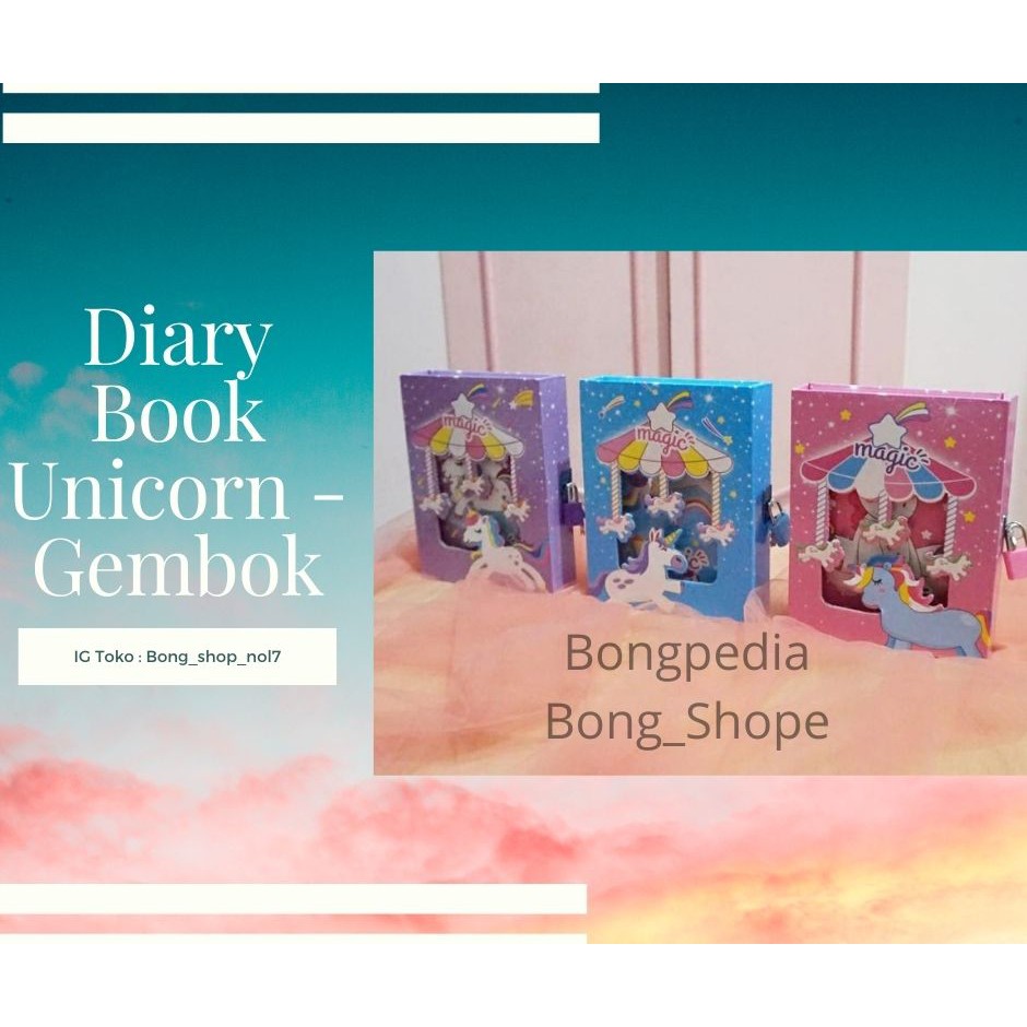 

Diary Book Unicorn|Buku Harian Dengan Pengaman Gembok Unicorn|Unicorn