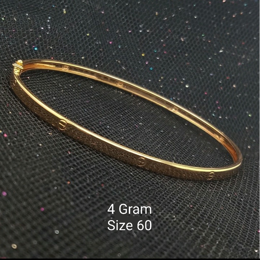 Gelang Emas 17K - 4 Gram Kadar 750 - 975