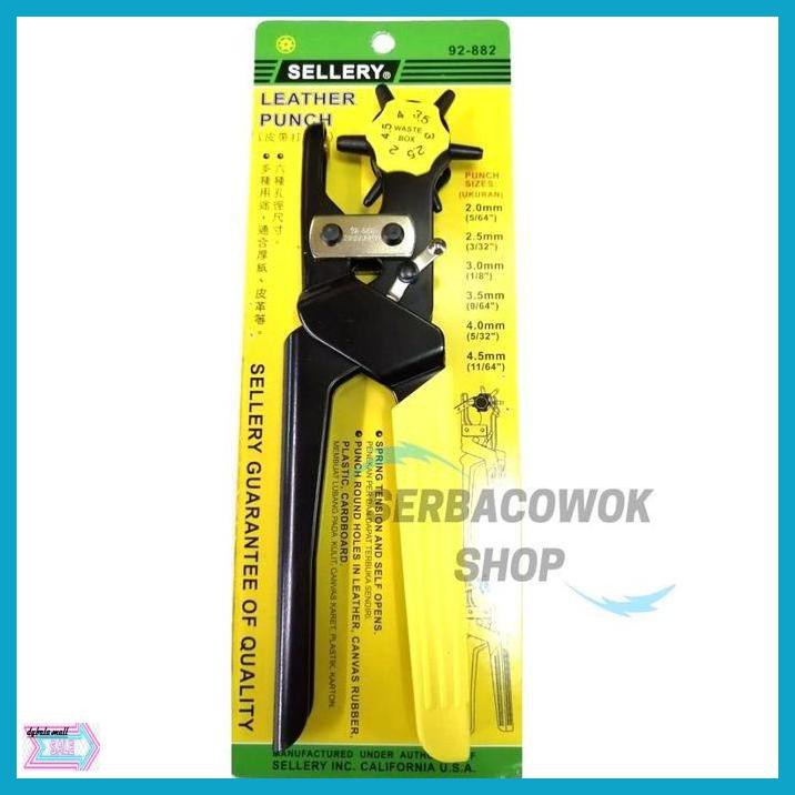 

SABUGUNUNG- PEMBOLONG SABUK GESPER JAKET SELLERY LEATHER PUNCH 92-882 TERMURAH -ASLII.