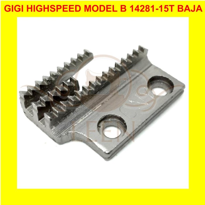 Gigi Mesin Jahit B Feed Dog 12481-15T CNY Baja Highspeed Industri LEEN