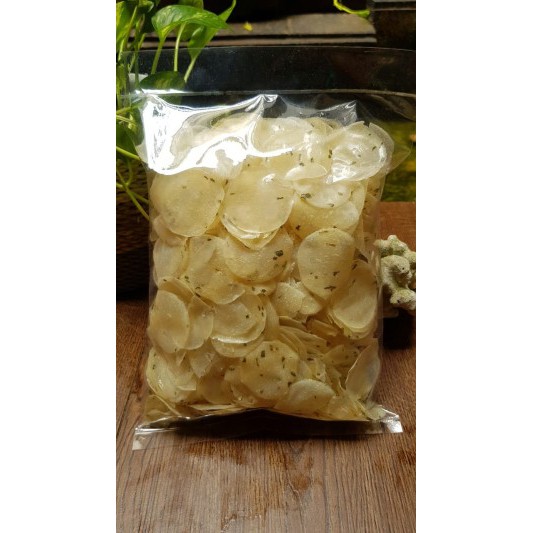 

makanan ringan kicimpring singkong/kerupuk singkong cimpring tinggal goreng kemasan 500gr