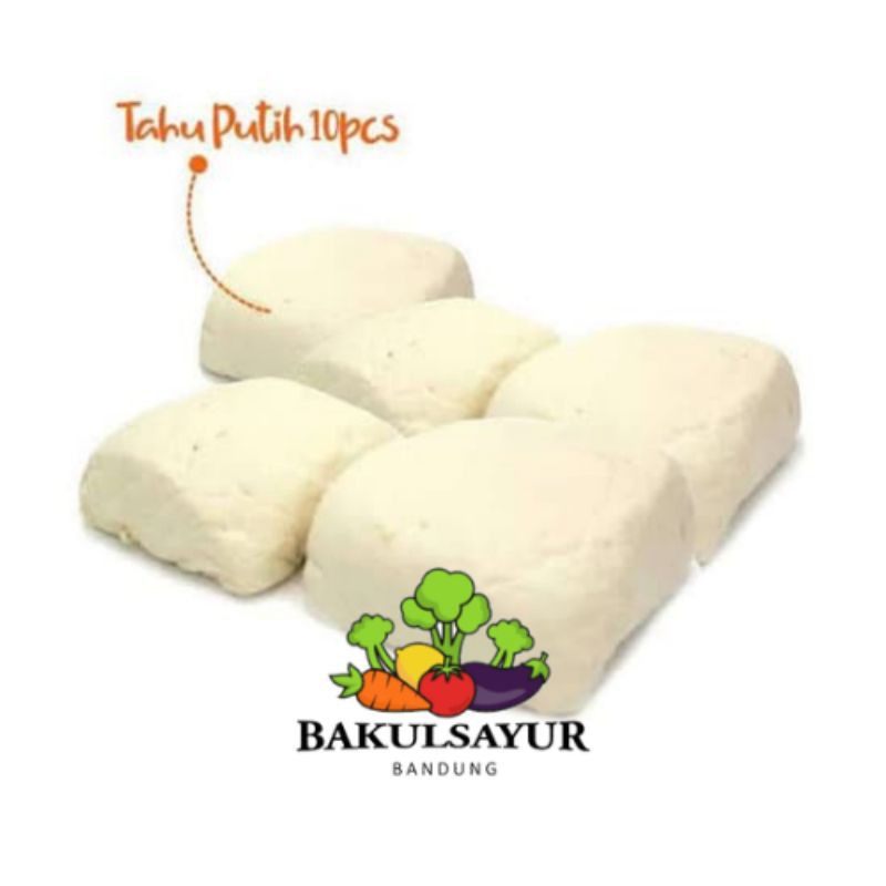 

Tahu Putih Bandung isi 10pcs Bakul Sayur Bandung