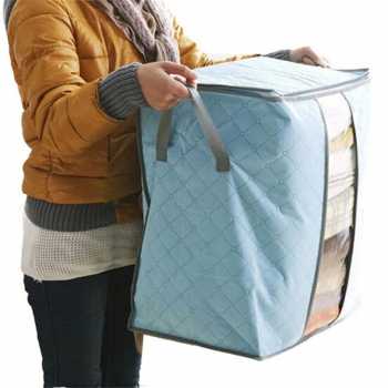 Tas Penyimpann Pakaian Keranjang Kantong Organizer Penyimpanan Pakaian Fabric Storage Box