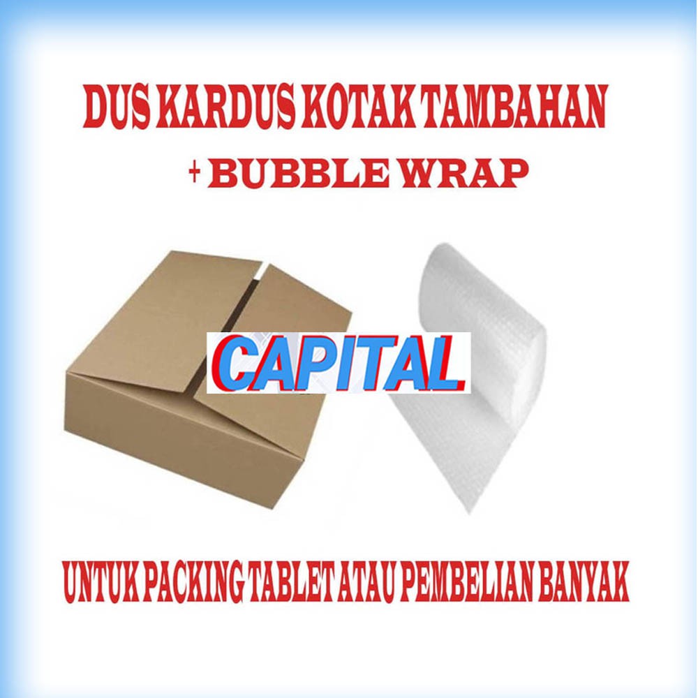 

PACKING DUS KOTAK TAMBAHAN BUBBLE WRAP UNTUK TABLET / PEMBELIAN BANYAK