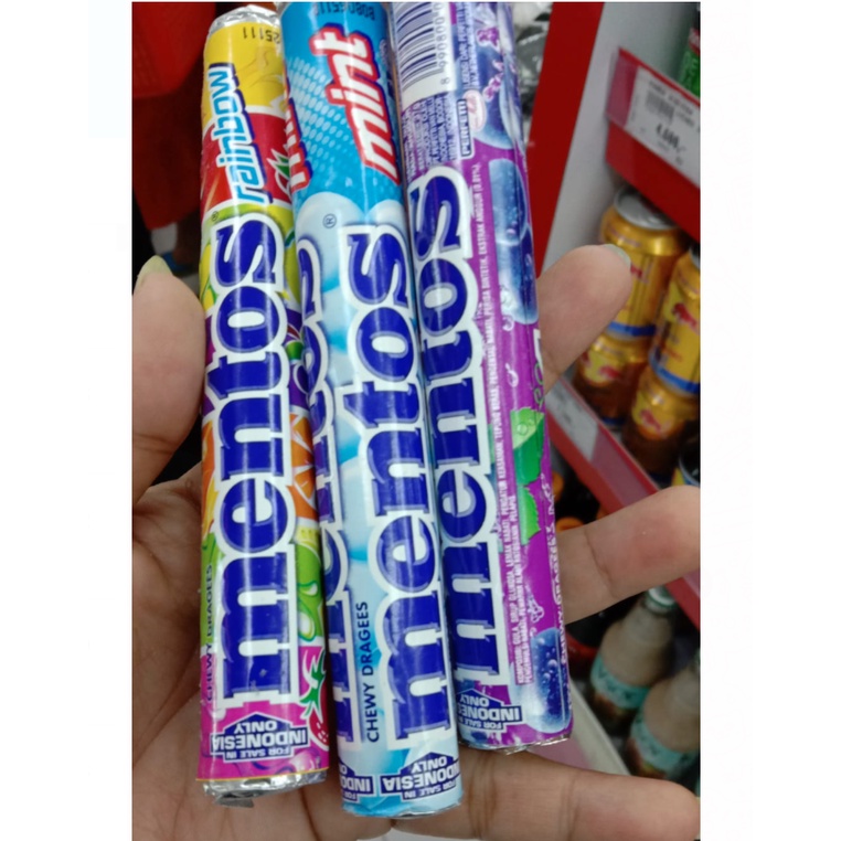 

Permen Mentos Roll - Mint / Anggur / Rainbow