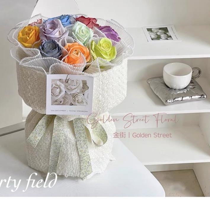 

Hot Sale - 50x150CM CXXD Kertas bunga kain / Flower wrapping / Kertas buket kain !