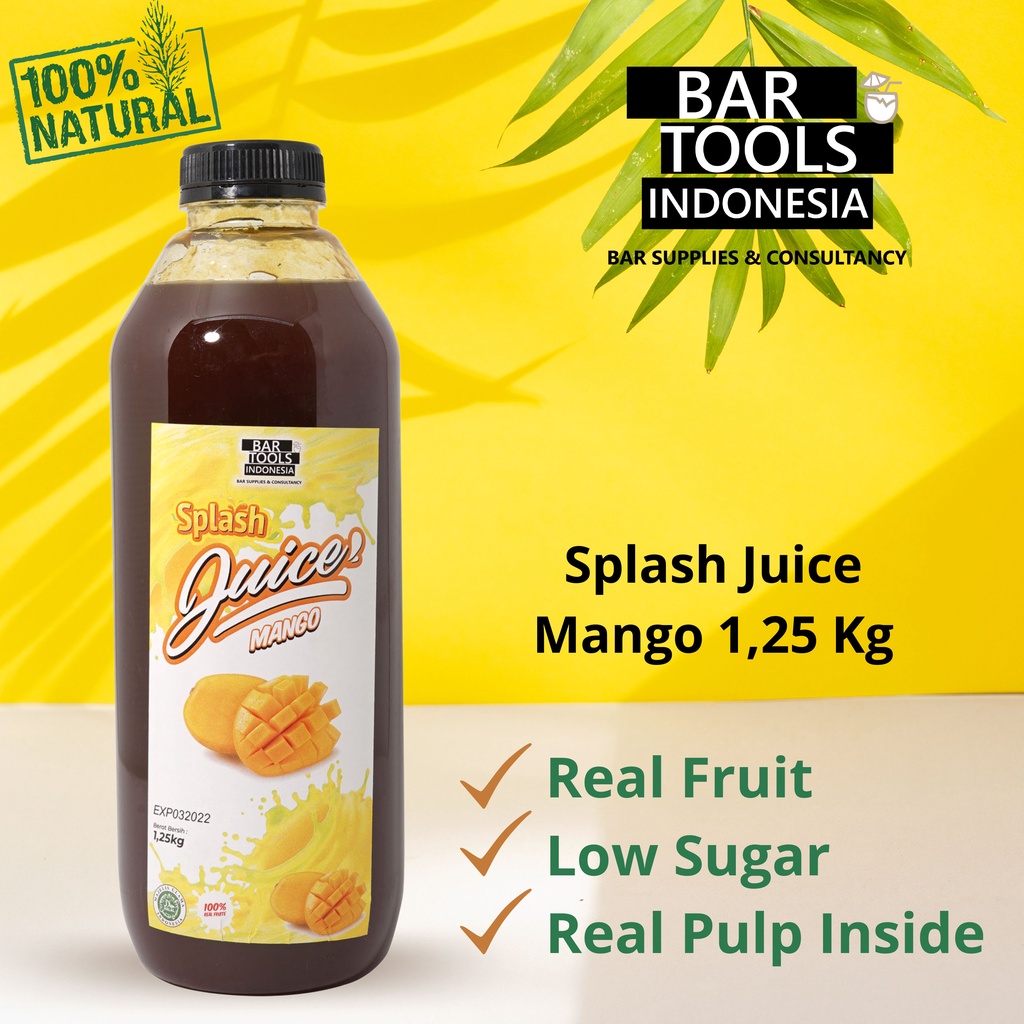 

MIXTURA SPLASH MANGO 1.25KG BAHAN MEMBUAT MINUMAN JUICE JUS RASA MANGGA