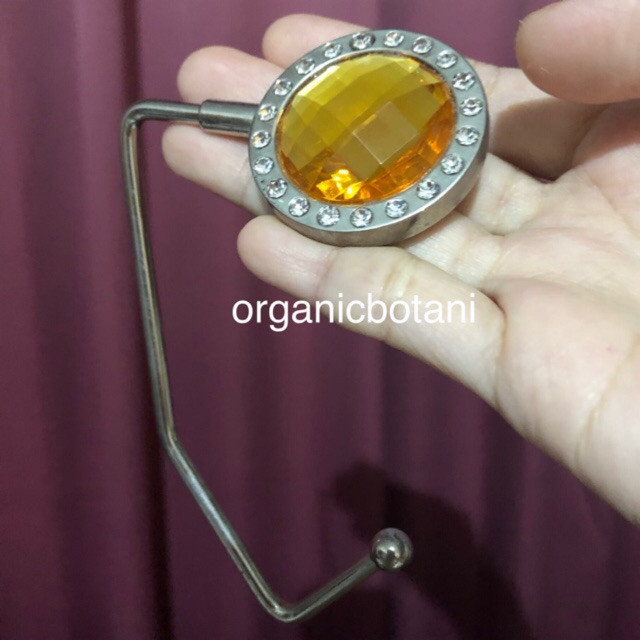 TABLE HOOK BAG HOOK Jewelry Stone  Gantung Tas di meja  