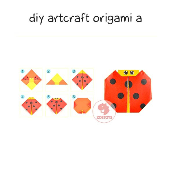 Zoetoys DIY Artcraft Origami | Mainan Edukasi Anak