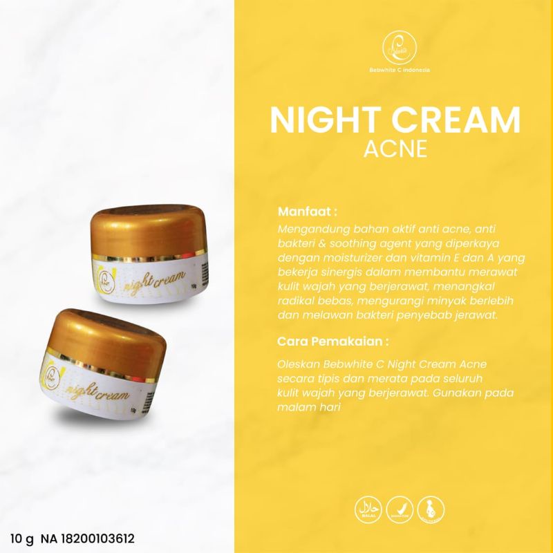 Night cream Acne BBC