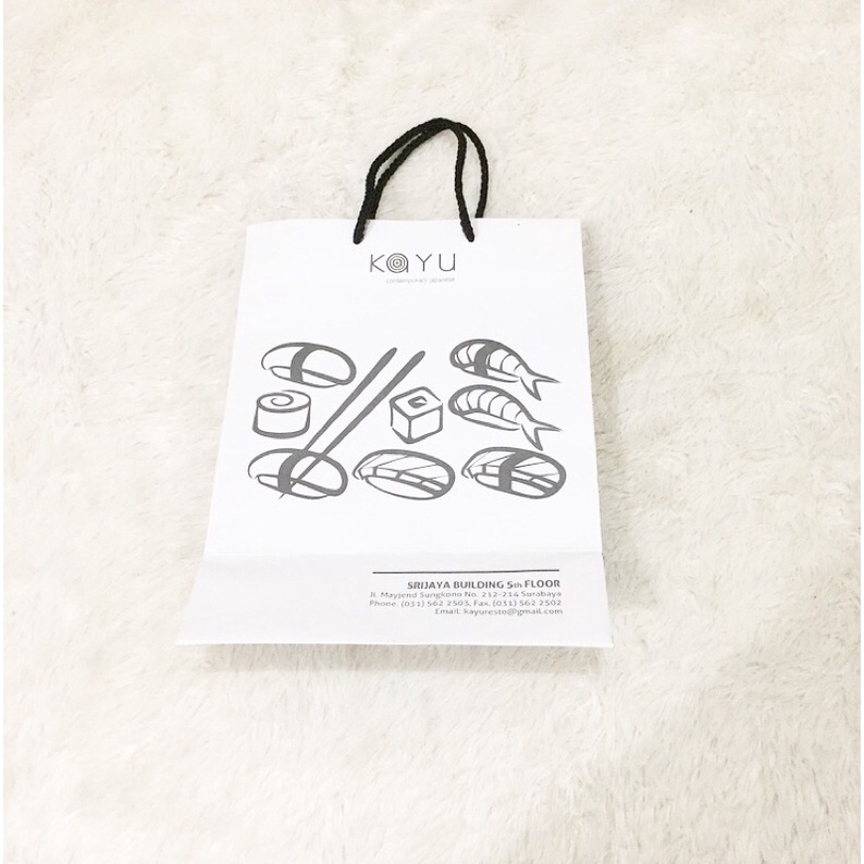 

Original Kayu Japanese Shopping Bag Paperbag Medium