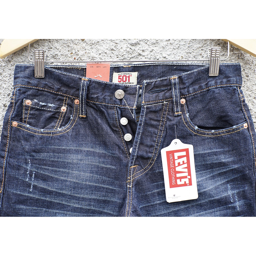 LEVI'S 501 - Jeans Pendek Blue Wash | Made in Japan 03