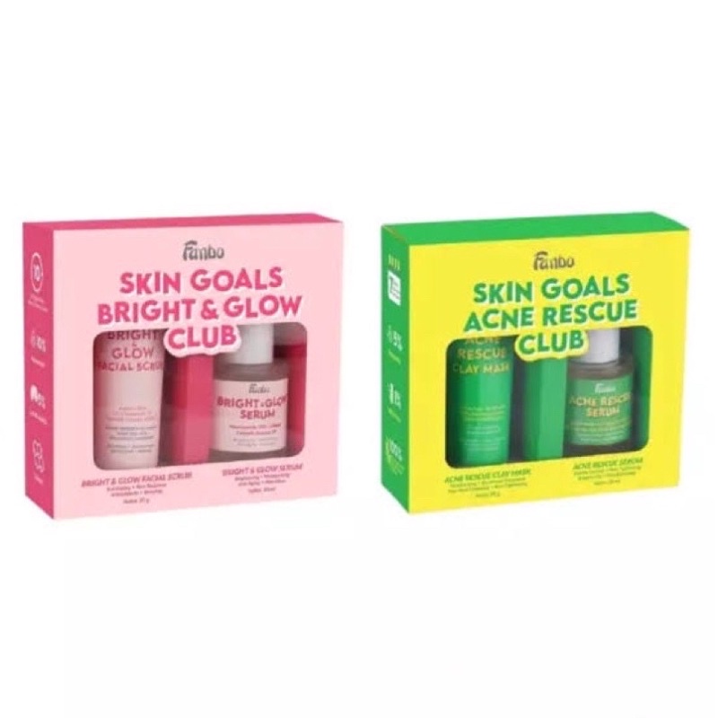 &lt;ie.xx&gt; fanbo skin goat paket travel size - fanbo skin goals bright and glow club - fanbo skin goals acne rescue club set