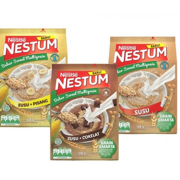

Star Nestle Nestum Bubur Sereal Multigrain 32 Gr Pouch per 4 pcs Cereal