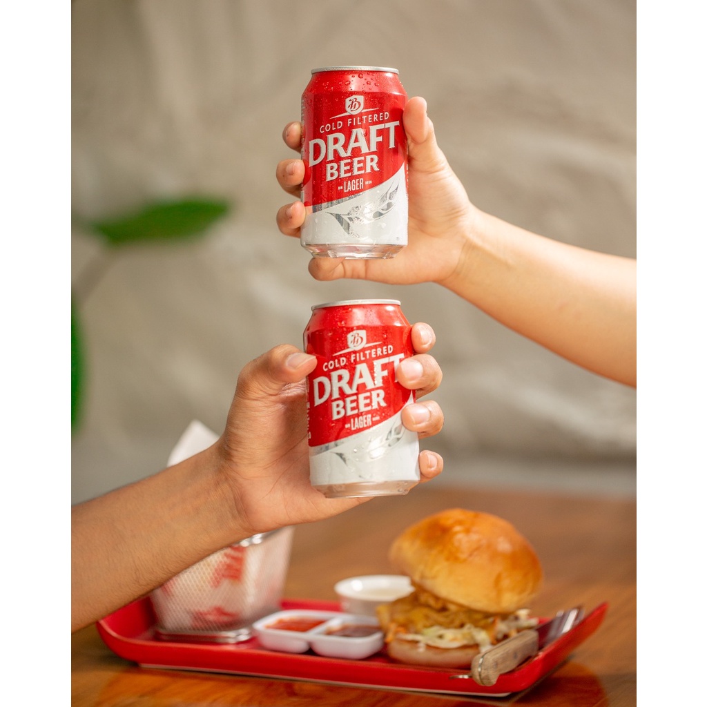 Draft Beer Can - Minuman Bir [320 ML / 24 Kaleng]