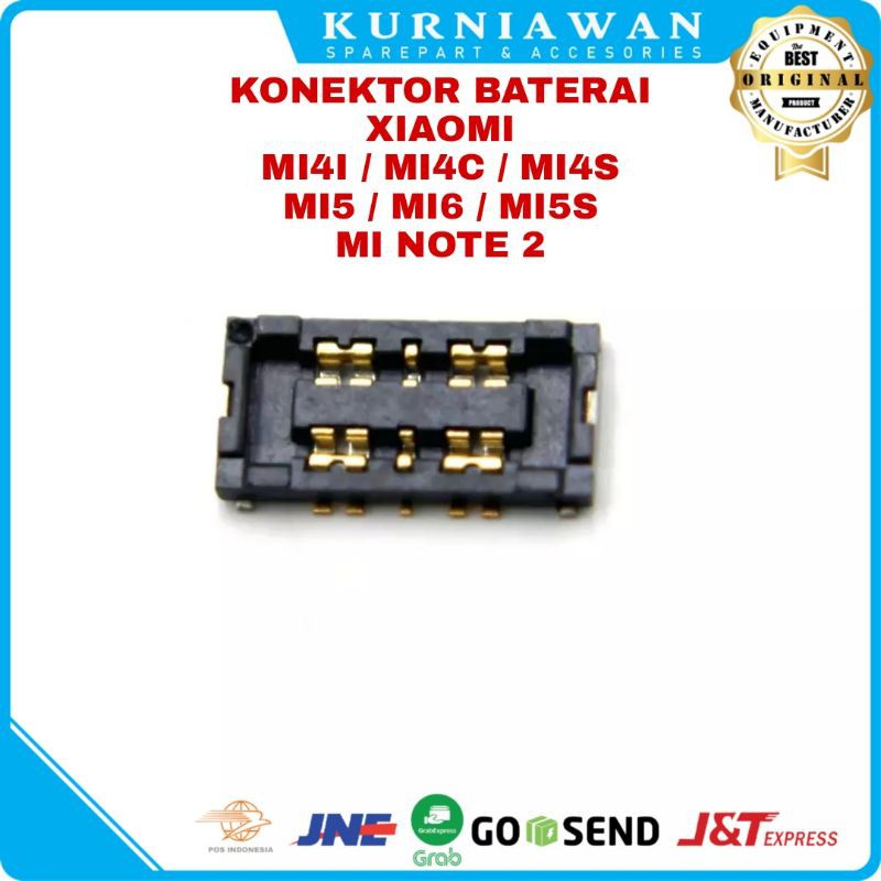 Konektor Baterai Xiaomi mi5 mi4C mi4i mi4S mi6 mi5S mi5S Plus mi Note 2